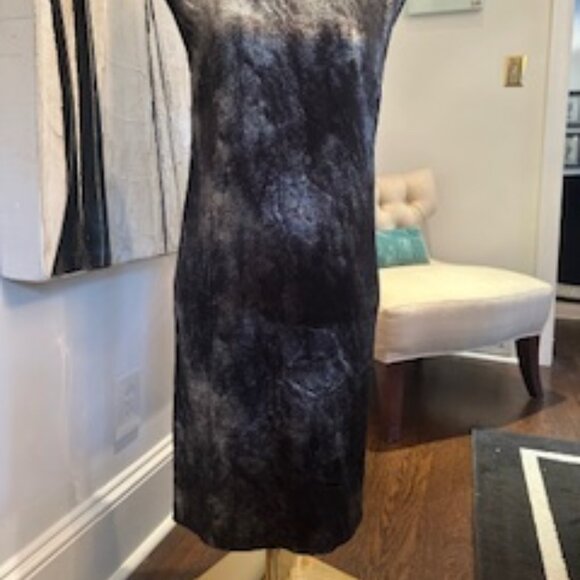 VINTAGE MICHAEL KORS COLLECTION Metallic Silk Sheath Dress – Made in Italy – 6 - Picture 2 of 14